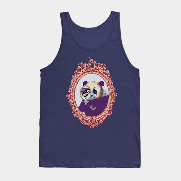 Panda MakeUp Tank Top by MisconceivedFantasy